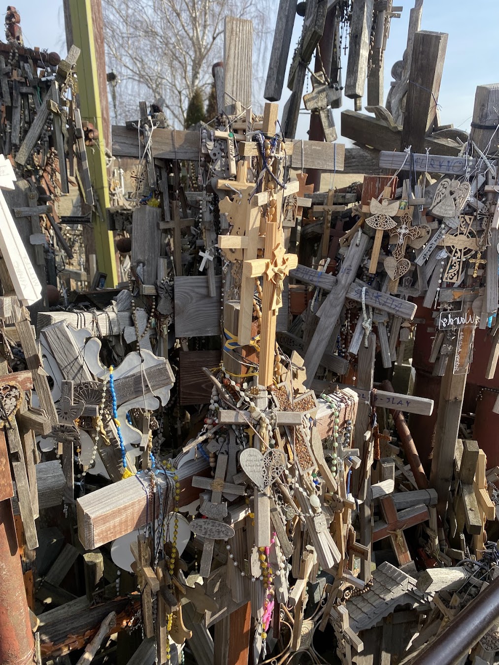 So many crosses!