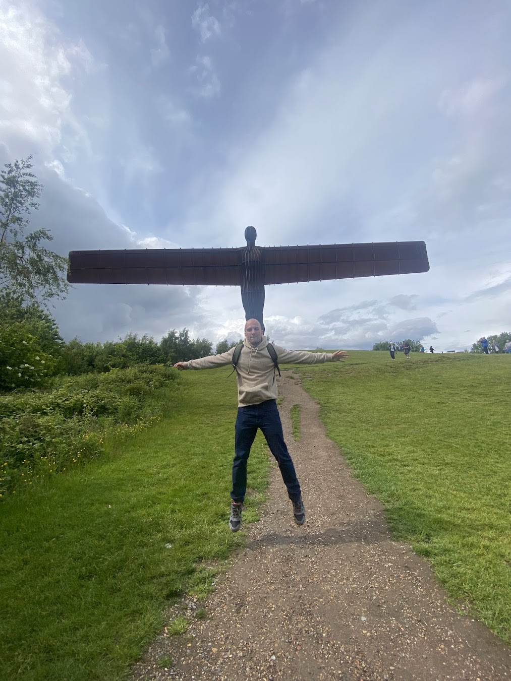 Angel jump photo