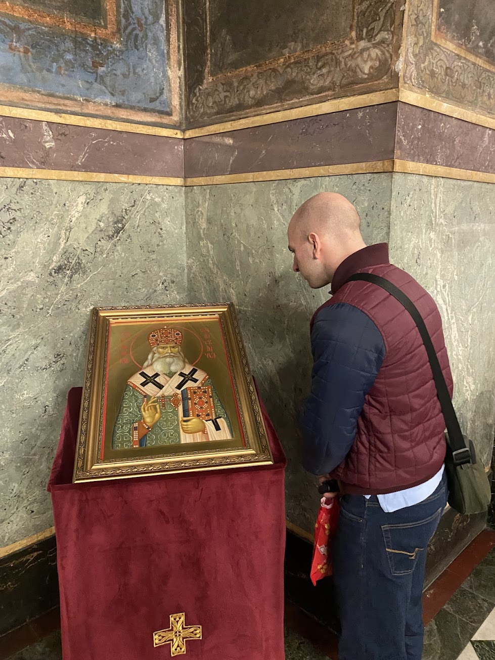 Inside Alexander Nevsky Cathedral